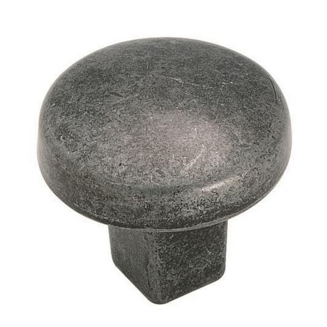 Amerock Forgings Series Wrought Iron 1-1/4 in (32 mm) Diameter Knob, - BP4425WI