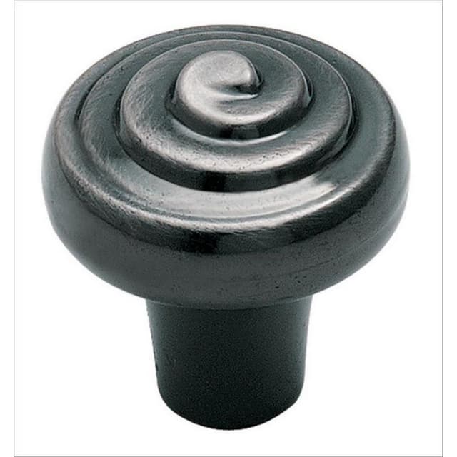 Amerock Divinity Series Pewter 1-1/4 in (32 mm) Diameter Knob, - BP5261PWT
