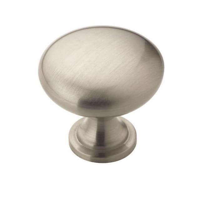 Amerock Edona Series Satin Nickel 1-1/4 in (32 mm) Diameter Knob, - BP53005G10