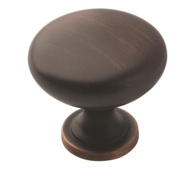 Amerock Edona Series Oil Rubbed Bronze 1-1/4 in (32 mm) Diameter Knob, - BP53005ORB