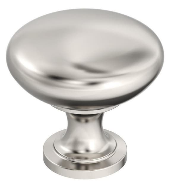 Amerock Edona Value Series Polished Nickel 1-1/4 in (32 mm) Diameter Knob, BP53005PN