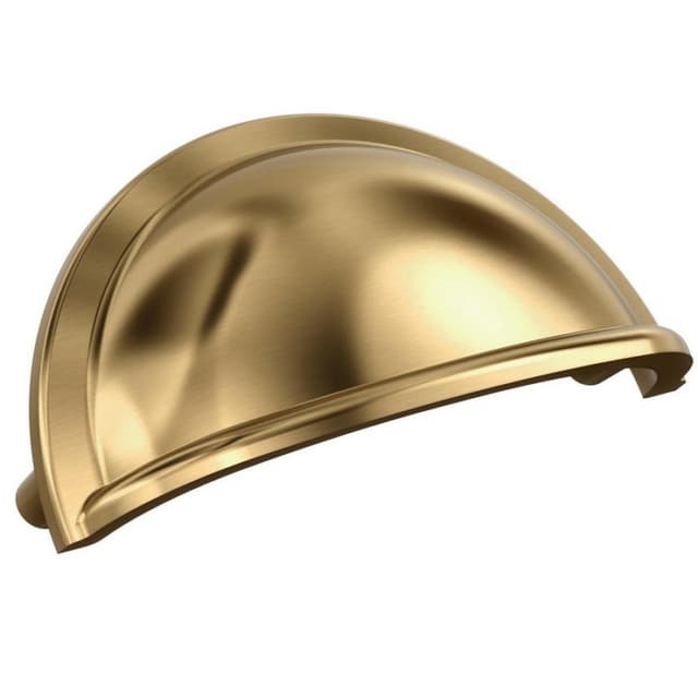 Amerock Cup Pulls Series 3 in (76 mm) Center to Center Champagne Bronze Cup Pull, -BP53010CZ