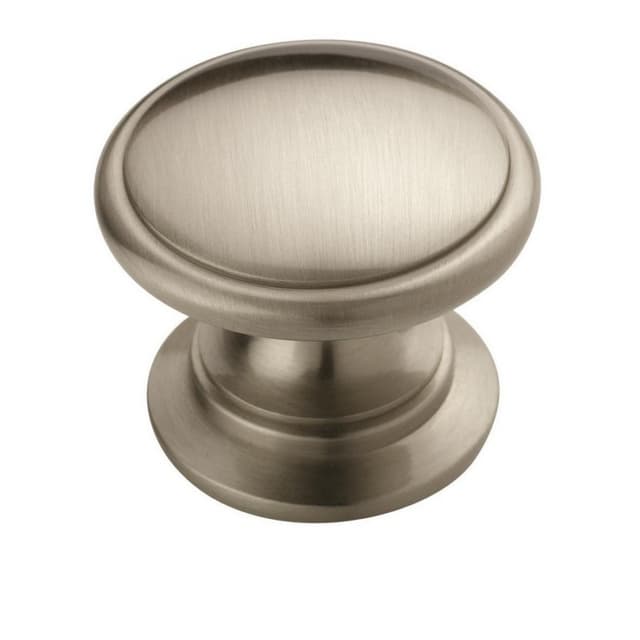 Amerock Ravino Series Satin Nickel 1-1/4 in (32 mm) Diameter Knob, - BP53012G10