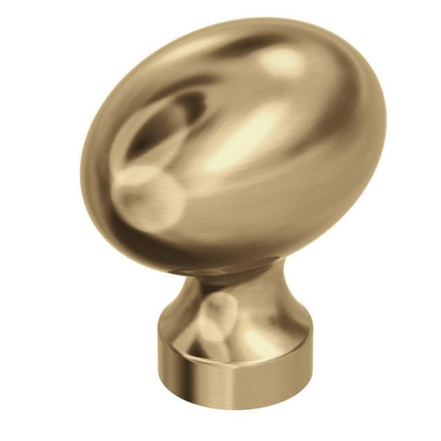 Amerock Vaile Series Champagne Bronze 1-3/8 in (35 mm) L x 1 in (25 mm) W Knob, -BP53014CZ
