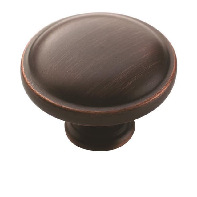 Amerock Everyday Heritage Series Oil Rubbed Bronze 1-1/4 in (32 mm) Diameter Knob, - BP53015ORB