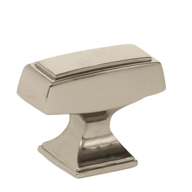 1-1/2" Mulholland™ Square Knob, Polished Nickel