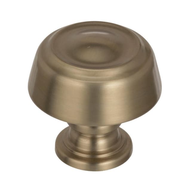 Amerock Kane Series Golden Champagne 1-3/16 in (30 mm) Diameter Knob, - BP53700BBZ