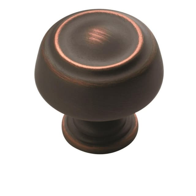 Amerock Kane Series Oil Rubbed Bronze 1-3/16 in (30 mm) Diameter Knob, - BP53700ORB