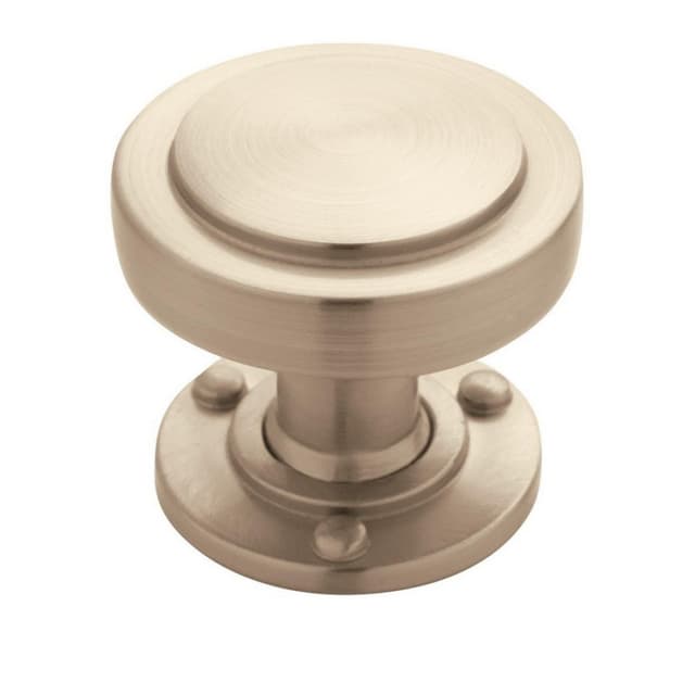 Amerock Rochdale Series Satin Nickel 1-1/4 in (32 mm) Diameter Knob, - BP53710G10