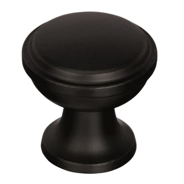 Amerock Westerly Series Black Bronze 1-3/16 in (30 mm) Diameter Knob, - BP53718BBR