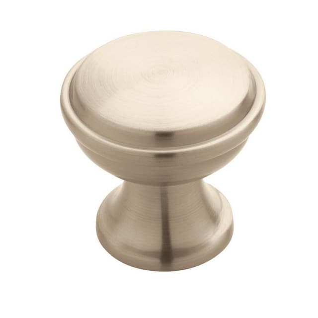 Amerock Westerly Series Satin Nickel 1-3/16 in (30 mm) Diameter Knob, - BP53718G10
