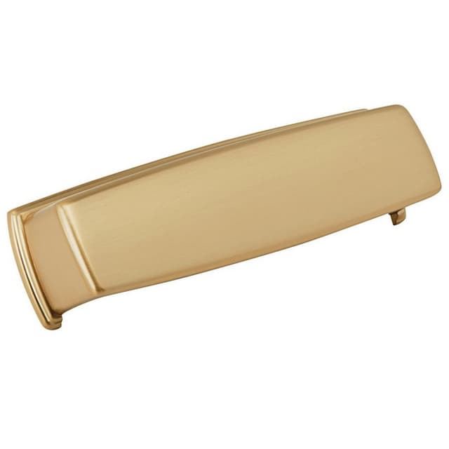 Amerock Kane Series 3-3/4 in (96 mm) Center to Center Champagne Bronze Cup Pull, -BP53801CZ