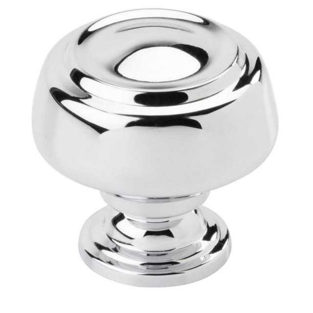 Amerock Kane Series Polished Chrome 1-5/8 in (41 mm) Diameter Knob, - BP53807226