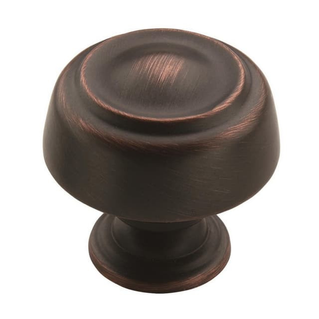 Amerock Kane Series Oil Rubbed Bronze 1-5/8 in (41 mm) Diameter Knob, - BP538072ORB