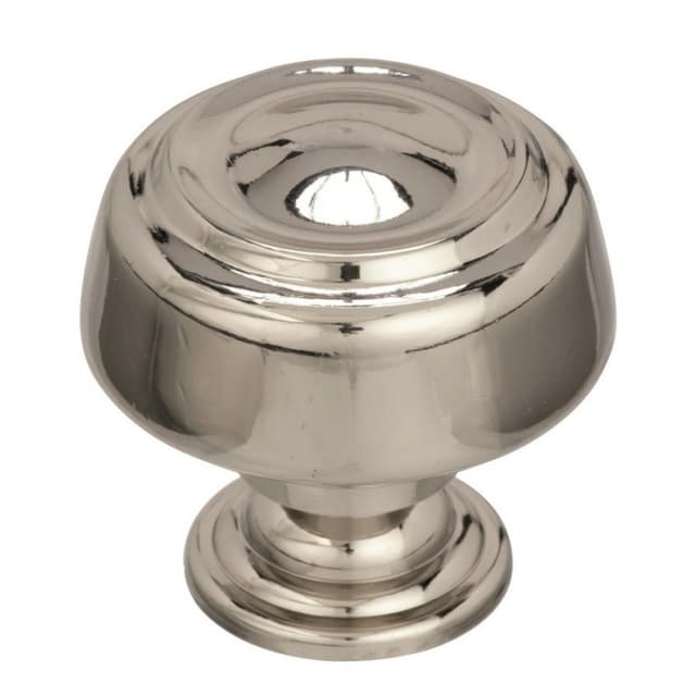 Amerock Kane Series Polished Nickel 1-5/8 in (41 mm) Diameter Knob, - BP538072PN