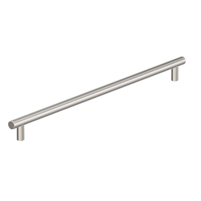 Amerock Bar Pulls Series Sterling Nickel 24" (610 mm) Center to Center Appliance Pull, -BP54026CSG9
