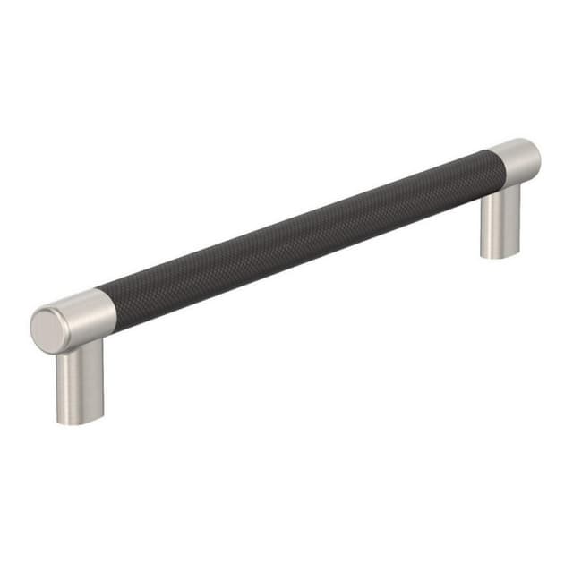 Amerock Esquire Series Satin Nickel/Oil Rubbed Bronze 12" (305 mm) Center to Center Appliance Pull, -BP54040G10ORB