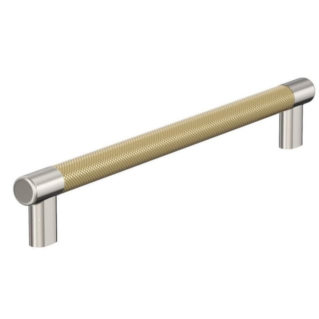 Amerock Esquire Series Polished Nickel/Golden Champagne 12" (305 mm) Center to Center Appliance Pull, -BP54040PNBBZ