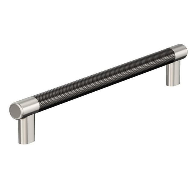 Amerock Esquire Series Polished Nickel/Gunmetal 12" (305 mm) Center to Center Appliance Pull, -BP54040PNGM