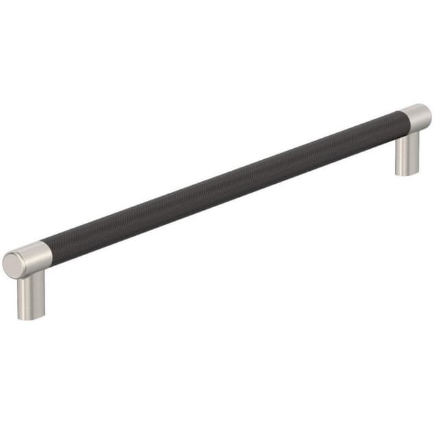 Amerock Esquire Series Satin Nickel/Oil Rubbed Bronze 18" (457 mm) Center to Center Appliance Pull, -BP54041G10ORB