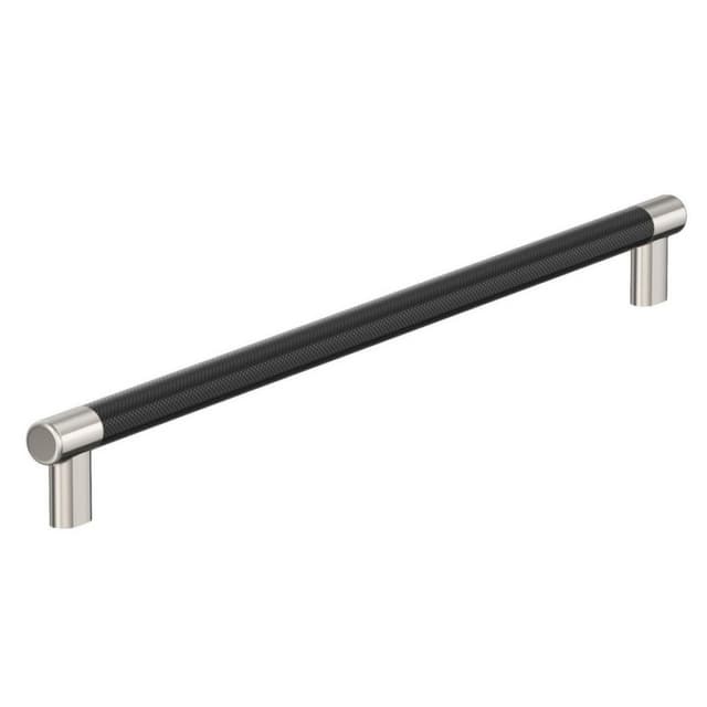 Amerock Esquire Series Polished Nickel/Black Bronze 18" (457 mm) Center to Center Appliance Pull, -BP54041PNBBR