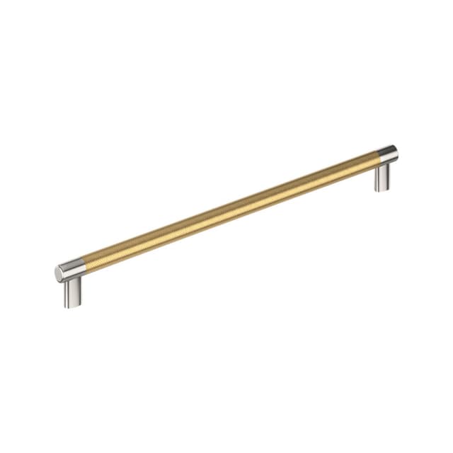 Amerock Esquire Series Polished Nickel/Champagne Bronze 18" (457 mm) Center to Center Appliance Pull, BP54041PNCZ