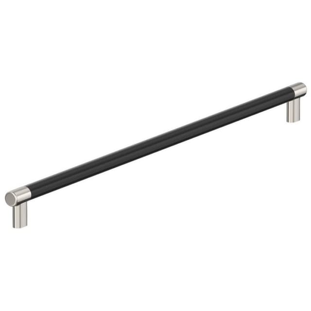 Amerock Esquire Series Polished Nickel/Black Bronze 24" (610 mm) Center to Center Appliance Pull, -BP54042PNBBR