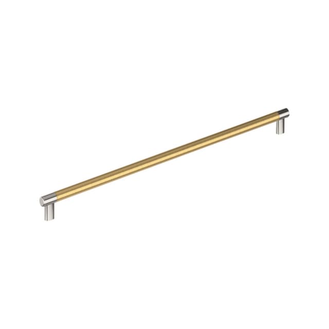 Amerock Esquire Series Polished Nickel/Champagne Bronze 24" (610 mm) Center to Center Appliance Pull, BP54042PNCZ