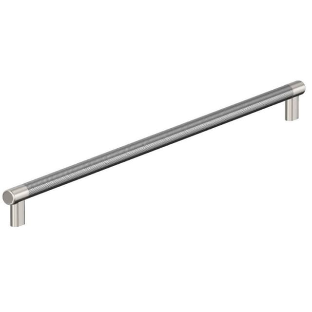 Amerock Esquire Series Polished Nickel/Stainless Steel 24" (610 mm) Center to Center Appliance Pull, -BP54042PNSS