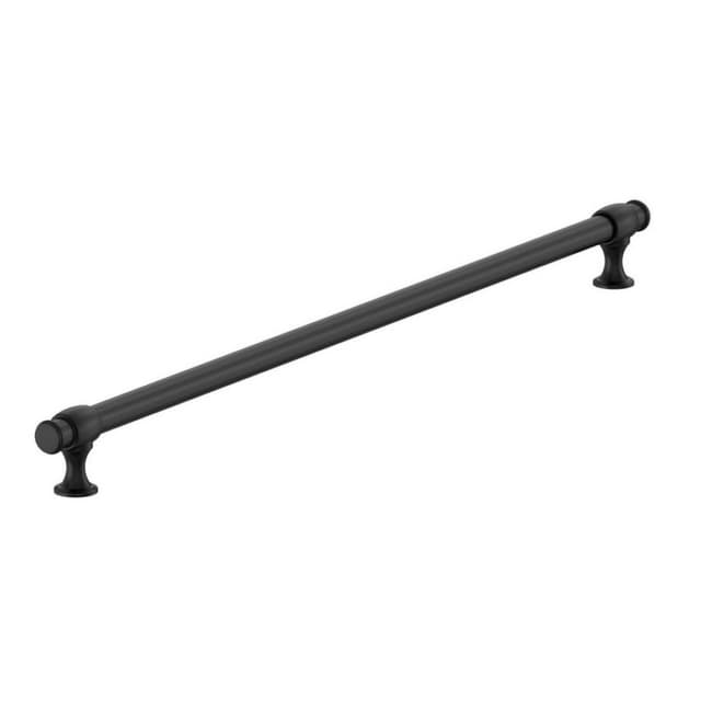 Amerock Winsome Series Matte Black 24" (610 mm) Center to Center Appliance Pull, -BP54067FB