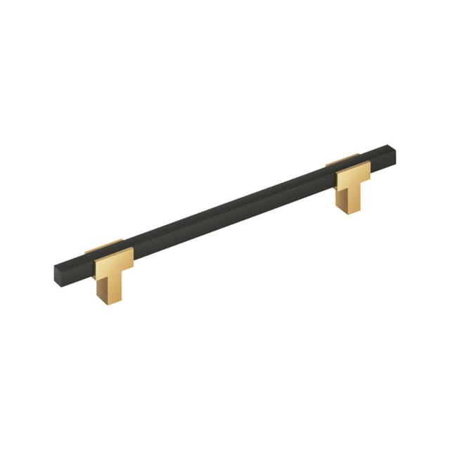 Amerock Urbanite Series Champagne Bronze/Matte Black 12" (305 mm) Center to Center Appliance Pull, BP54090CZMB