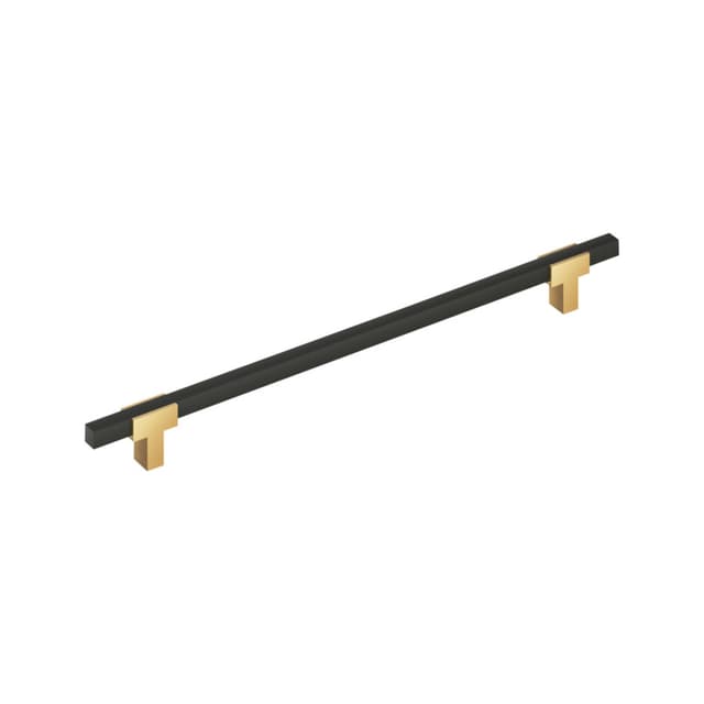 Amerock Urbanite Series Champagne Bronze/Matte Black 18" (457 mm) Center to Center Appliance Pull, BP54091CZMB