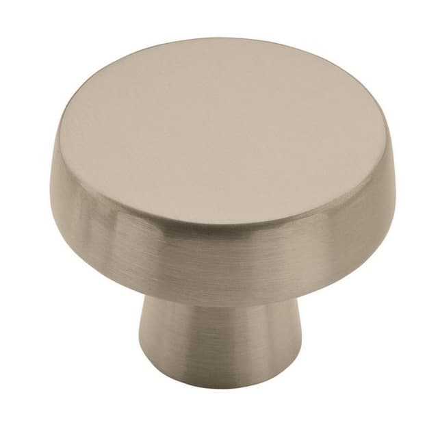 Amerock Blackrock Series Satin Nickel 1-5/16 in (33 mm) Diameter Knob, - BP55270G10