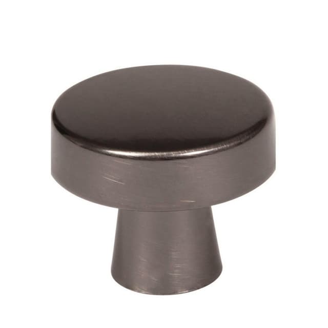 Amerock Blackrock Series Gunmetal 1-5/16 in (33 mm) Diameter Knob, - BP55270GM