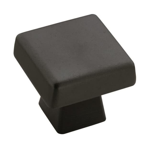 Amerock Blackrock Series Black Bronze 1-3/16 in (30 mm) L x 1-3/16 in (30 mm) W Knob, -BP55271BBR