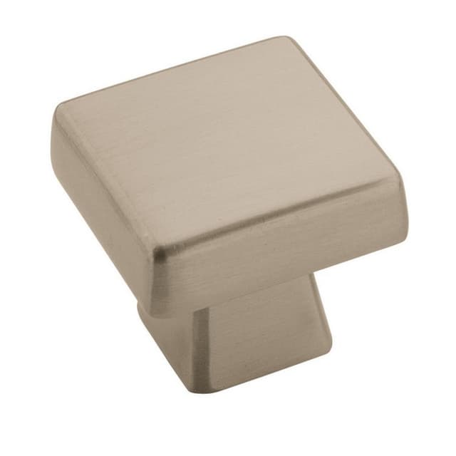 Amerock Blackrock Series Satin Nickel 1-3/16 in (30 mm) L x 1-3/16 in (30 mm) W Knob, -BP55271G10