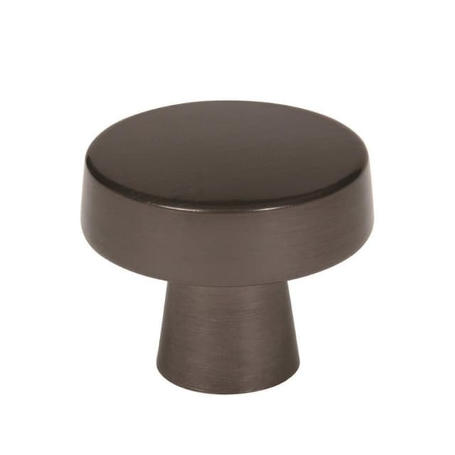 Amerock Blackrock Series Gunmetal 1-5/8 in (41 mm) Diameter Knob, - BP55272GM