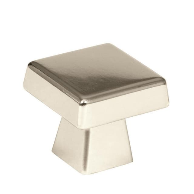 Amerock Blackrock Series Polished Nickel 1-1/2 in (38 mm) L x 1-1/2 in (38 mm) W Knob, -BP55273PN