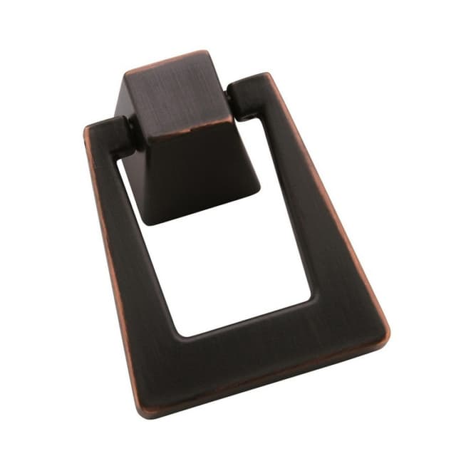 Amerock Blackrock Series Oil Rubbed Bronze 1-13/16 in (46 mm) L x 1-3/8 in (35 mm) W Knob, -BP55274ORB
