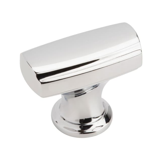 Amerock Highland Ridge Series Polished Chrome 1-3/8 in (35 mm) L x 11/16 in (17 mm) W Knob, -BP5531126
