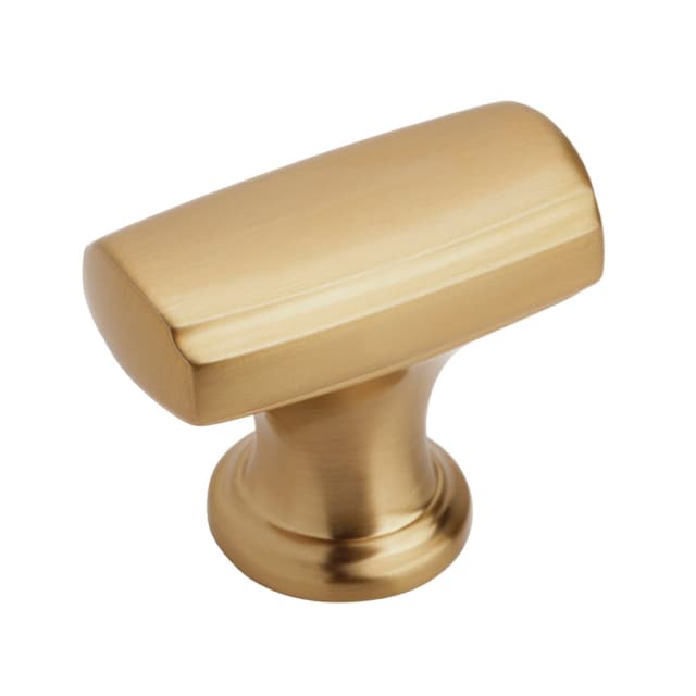 Amerock Highland Ridge Series Champagne Bronze 1-3/8 in (35 mm) L x 11/16 in (17 mm) W Knob, -BP55311CZ
