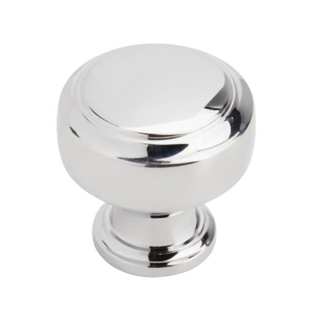 Amerock Highland Ridge Series Polished Chrome 1-3/16 in (30 mm) Diameter Knob, - BP5531226