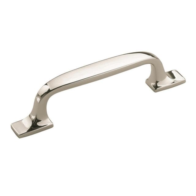 Amerock Highland Ridge Series 3 in (76 mm) Center to Center Polished Nickel Pull, -BP55316PN