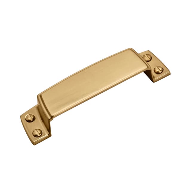 Amerock Highland Ridge Series 3-1/2 in (89 mm) Center to Center Champagne Bronze Cup Pull, -BP55318CZ