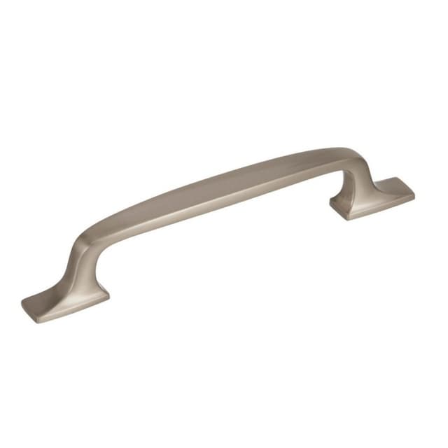 Amerock Highland Ridge Series 5-1/16 in (128 mm) Center to Center Satin Nickel Pull, -BP55319G10