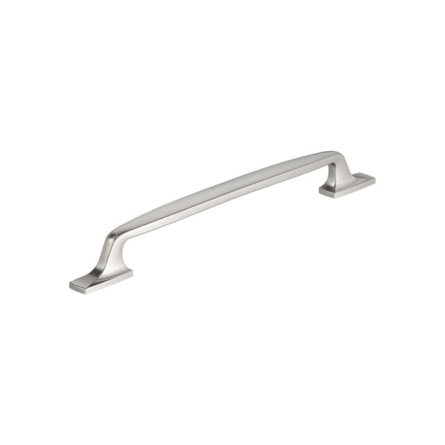 Amerock Highland Ridge Series 8-13/16 in (224 mm) Center to Center Satin Nickel Pull, BP55328G10