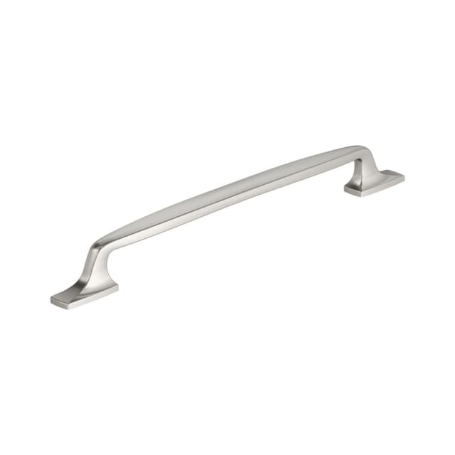 Amerock Highland Ridge Series 10-1/16 in (256 mm) Center to Center Satin Nickel Pull, BP55329G10