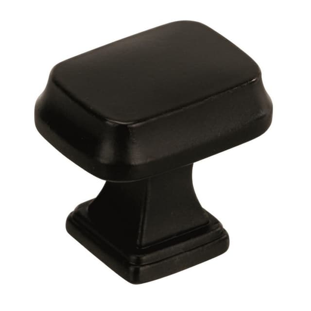 Amerock Revitalize Series Black Bronze 1-1/4 in (32 mm) L x 7/8 in (22 mm) W Knob, -BP55340BBR