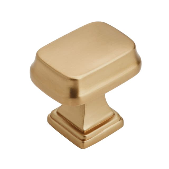 Amerock Revitalize Series Champagne Bronze 1-1/4 in (32 mm) L x 7/8 in (22 mm) W Knob, -BP55340CZ