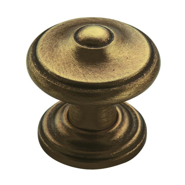 Revitalize Knob 1-1/4" Dia Gilded Bronze, Amerock BP55341GB